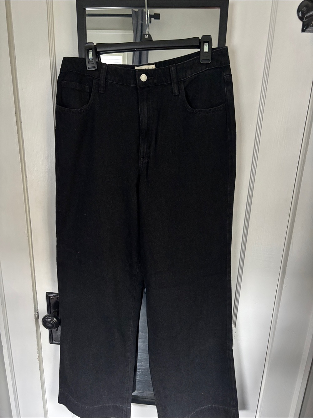 Universal Thread Black High-Rise Wide-Leg Jeans